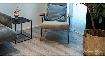 Кварцвиниловая плитка Vinilpol 7897-EIR Дуб Неаполь